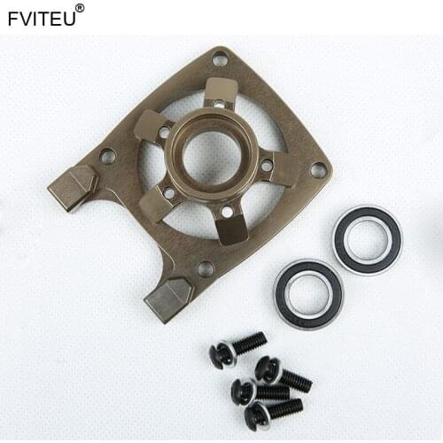 FVITEU CNC Alloy Clutch Bell Carrier Set For Losi 5ive T Rovan LT King Motot X2