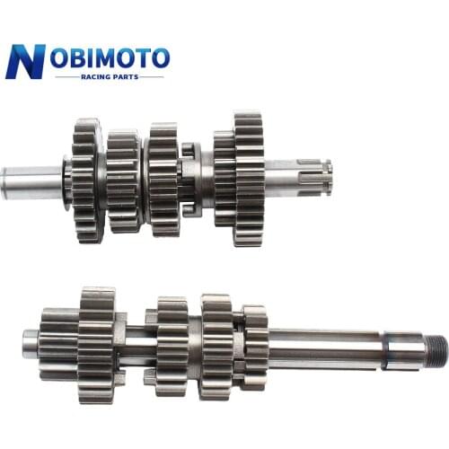 Motorcycle Gear Box Main Counter Shafts For Zongshen 2V Z190 190cc Pit Dirt Bike the engine code No.: ZS1P62YML-2