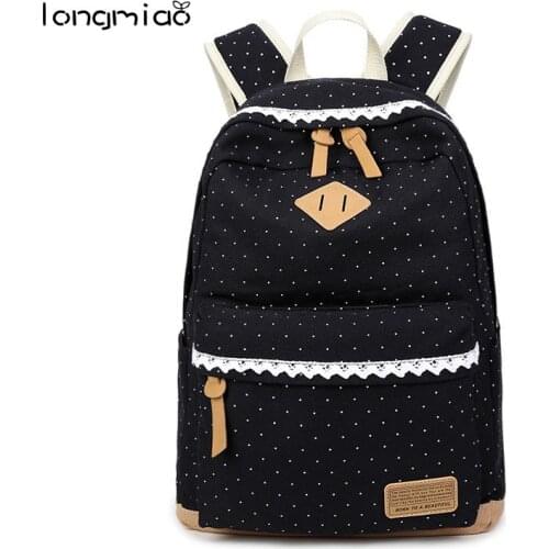 Canvas Printing Backpack Women Cute School Backpacks for Teenage Girls Vintage Laptop Bag Rucksack Bagpack Female Schoolbag
