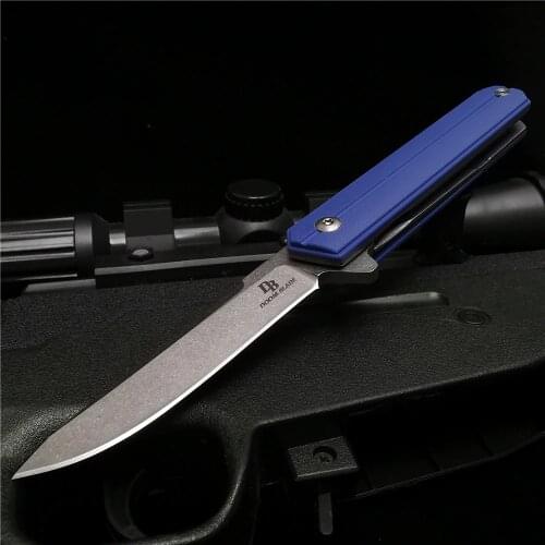 Pocket Knife, D2 High-quality Ball Bearing Folding Knife, Outdoor Camping, Wood Picking Hand Tools, Hunting Knife