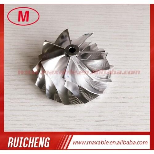 GTX3076 58.00/76.13mm 7+7 blades high performance turbo milling/aluminum 2618/billet compressor wheel for 803713-0001/700177-004