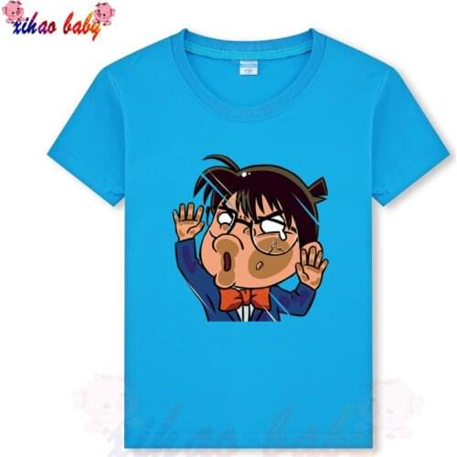 Summer Fashion Cotton Comfortable T Shirt Boys Girls Breathable Children Kids Cartoon Print Tops Baby Clothing Tee 3T-9T