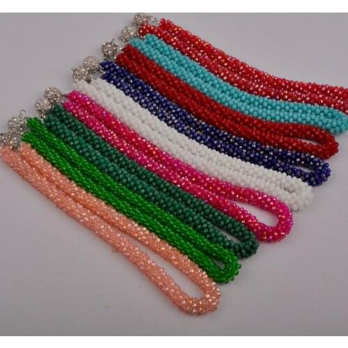 Fashion Necklace Costume Necklace Statement Necklace Crystal Beaded Necklace Set Birthday Christmas Party Jewelry Gifts