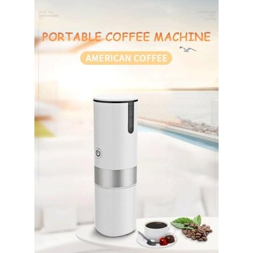 New 2 In 1 Capsule &Ground Mini Espresso Portable Coffee Maker Hot and Cold Extraction Usb Electric Coffee Powder Making Machine