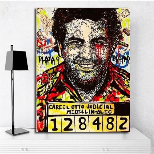 ALEC Monopolies Pablo Escobar Wallpaper HD Canvas Posters Prints Wall Art Oil Painting Decorative Picture Modern Home Decoration