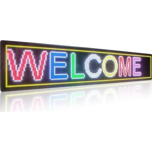 P5 LED Signs RGB 7 Colors Module Indoor WiFi Shopwindow Programmable Scrolling Message Display Board