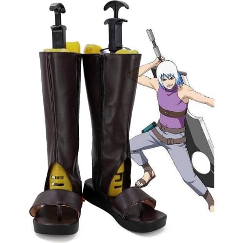 Hohzuki Suigetsu Cosplay Boots Kijin no Sairai Shoes Custom Made