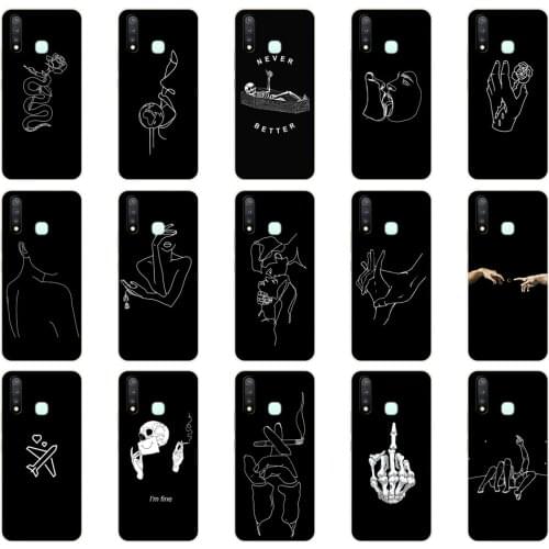 For Vivo Y19 Case 6.53'' Soft TPU Silicon Back Cover For Vivo Y19 Y 19 VivoY19 Phone Case Full Protective Bumper Shell Bag Coque
