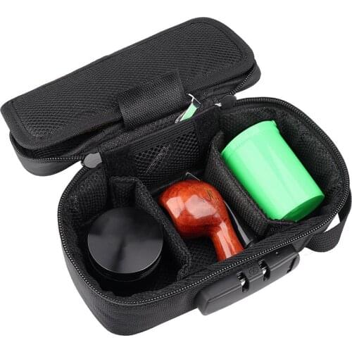 Smell Proof Bag Smoking Smell Proof Bag Tobacco Pouch With Combination Lock For Herb Odor Proof Stash Container Case