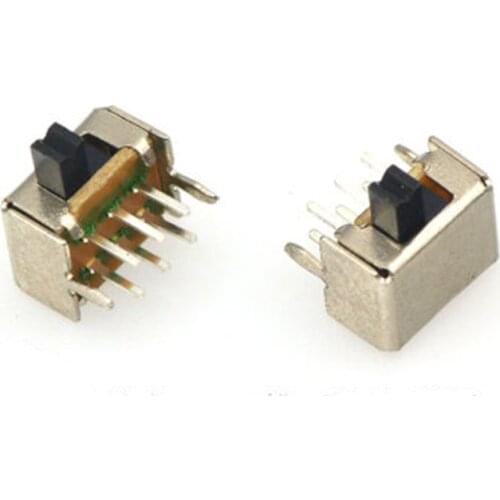 Toggle switch sk-22d07 cross handle / horizontal 2p2t double row two joint 2 gear 6 foot handle 5mm (10pcs)