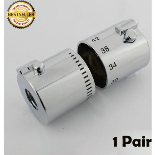 1 Pair Shower Temperature Control Handle Knob Chrome Thermostatic Handle for Home Bathroom Taps Hardware Tools