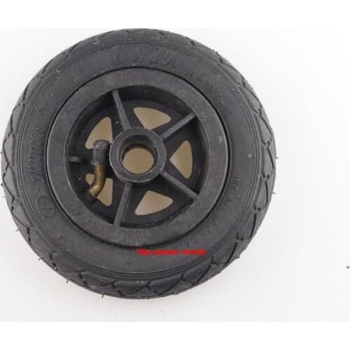1pc 6x1 1/4 tyre 150MM Scooter Inflation Wheel With Aluminium Alloy Hub With Inner Tube Electric Scooter 6 Inch Pneumatic Tire