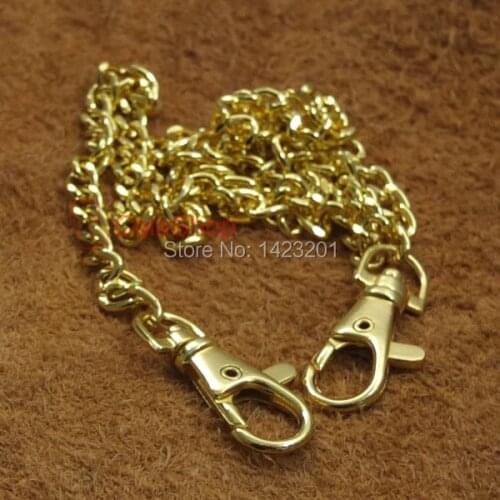 120cm 47 1/4" 5 pcs / Lot bags SHoulder Strap Chain Purse Handbags Replacement Handle Pick Gold Color