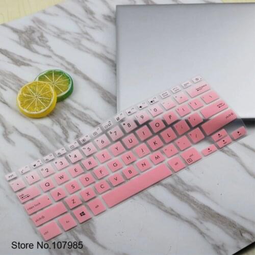14 inch Dustproof Silicone laptop keyboard cover skin protector For Asus ZenBook Flip 14 UX461UN UX461UA UX461 UX461U Notebook