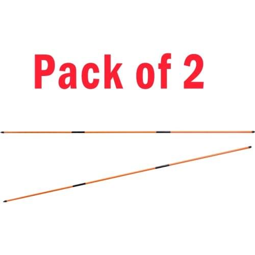 2x Golf Alignment Sticks Practice Putting Rod Training Aids Golf Accessories