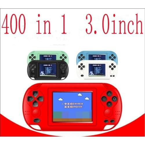 3.0 Inch Handheld Portable Retro 818 Game Console Player Built-In 400 Games vs x12 x7 821 kids gift