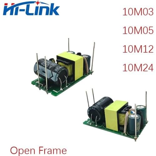 3.3V 5V 12V 24V 10W Open Frame AC-DC Converter module circuit for power step down Hi-Link Factory