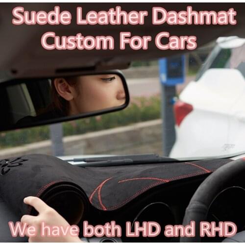 Accessories Suede Leather Dashmat Dashboard Cover Pad Dash Mat Carpet Car-styling Custom for Toyota Camry XV40 2006-2008 2011
