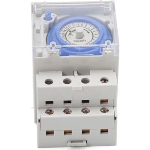 CE SUL181h 24 Hour Mechanical Timer Time Relay Switch With Battery Mini Setting Unit 30 Minutes AC 220V 16A