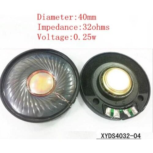 40mm speaker unit 32ohms 2pcs