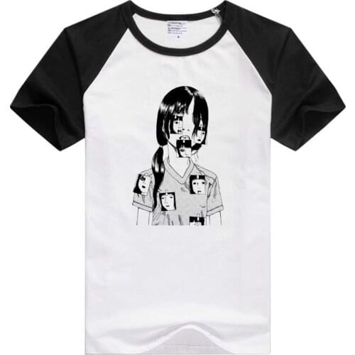 FOR anime Shintaro Kago Girl short sleeve casual Men Women T-shirt GA682