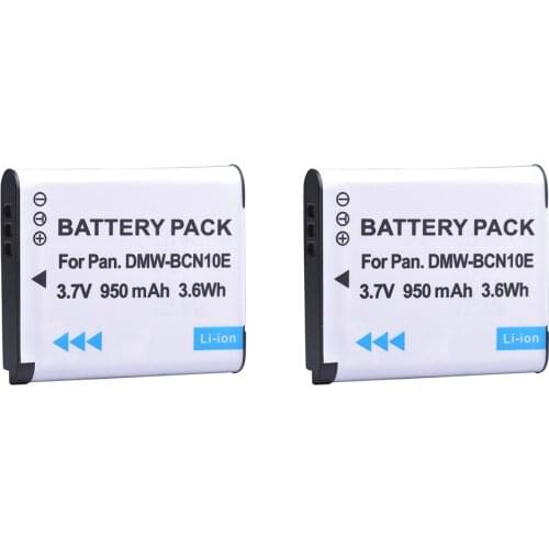 DMW-BCN10 950mAh BCN10, DMW-BCN10E Lithium Battery Rechargeable Battery for Panasonic Lumix DMC-LF1 DMC-LF1K DMC-LF1W