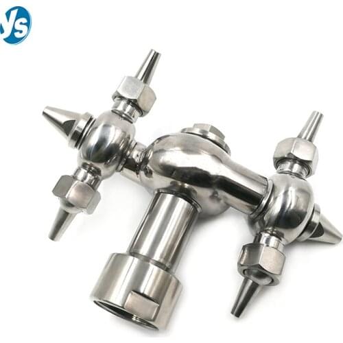High Efficient Rotary Water Cleaning Jet Nozzle, 360 Degree Rotating Tank Washing Vessel Cleaning Nozzle, Orbital Tank Washer