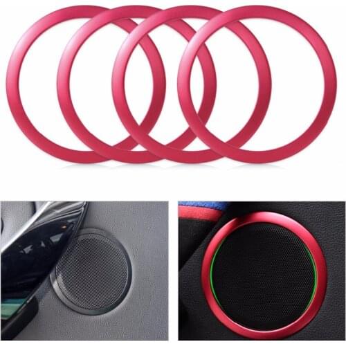 Interior Door Sound Speaker Cover Trim Ring Car Styling sticker Accessory For BMW 3 Series 316i 320i 328i 335i F30 F35 2012-2015