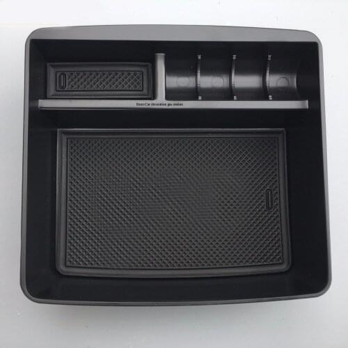 Non-Slip Central Armrest Container Stowing Box Refrigerator Cover Mat For toyota Land Cruiser Prado FJ120 2003-2009 Accessories