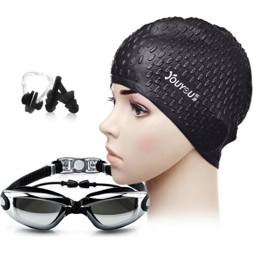 Swimming goggles HD Anti-Fog 100% UV adjustable glasses belt Professional swim goggle adult prescription glasses for men women