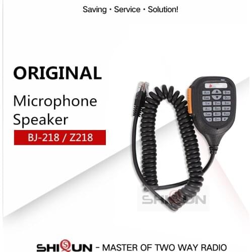 Original Bj-218 Microphone Seapker PTT High Quality Mic Speaker BJ-218 BJ-318 Z218 Microphone PTT BJ 218 BJ 318