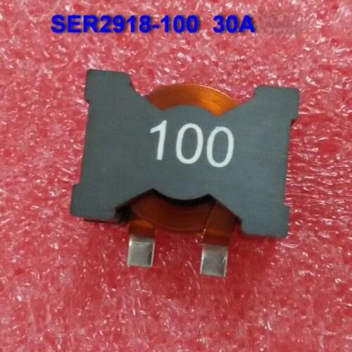 Flat Copper Inductance SER2918 10UH 30A Saturation Current Inductance for DCDC LT8705 Use