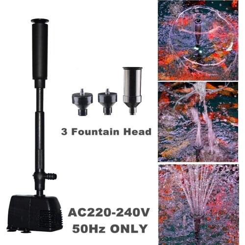 Aquarium Mini Submersible Fountain Pump Fish Pond Fountain Oxygen Circulation Aquarium Water Pump For Pond Garden Decoration