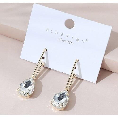 TONGKWOK Bohemia Exaggeration Dangle Earrings For Women Silk Thread Tassel Metal Long Chandelier Earrings #144570