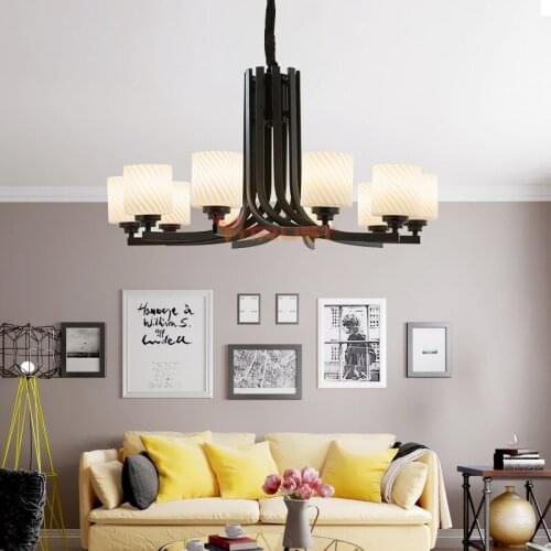 Modern Glass Chandelier Lights Lamps Nordic Ceiling Hanging Lighting Fixtures Restaurant Dining Living Room Bedroom New Lamps