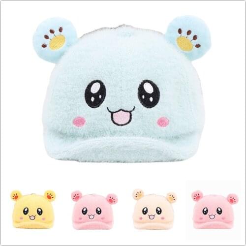 Pokemon Pikachu Cartoon Baby Warm Hat Autumn and Winter Outdoor Must-have Adjustable Hat Cute Peaked Cap Children Birthday Gift