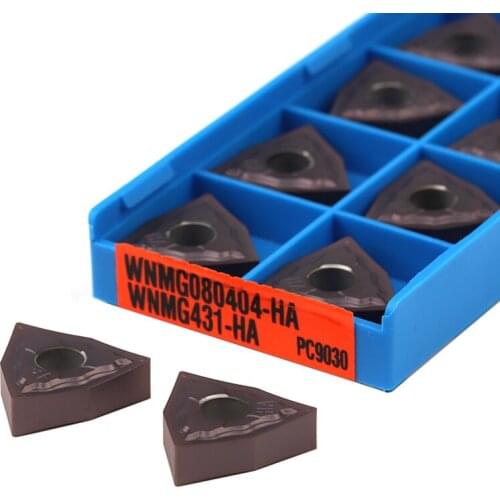 WNMG080404 WNMG080408-HA PC9030 CNC Lathe Peach Type Turning Tools Carbide Inserts Stainless Steel Special Use Authentic Blade