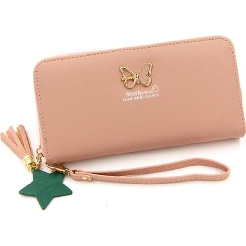 Women Wallets Fashion Lady Wristlet Handbags Long Money Bag Zipper Coin Purse Cards ID Holder Clutch Woman Wallet Purse Carteira