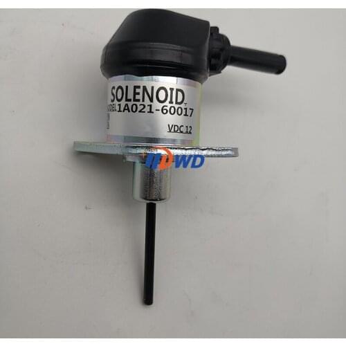 1A021-60017 1A021-60013 1A021-60014 1A021-60015 1A021-60016 Stop Solenoid 12V for Kubota Engine V2003 V2203 V2403-M