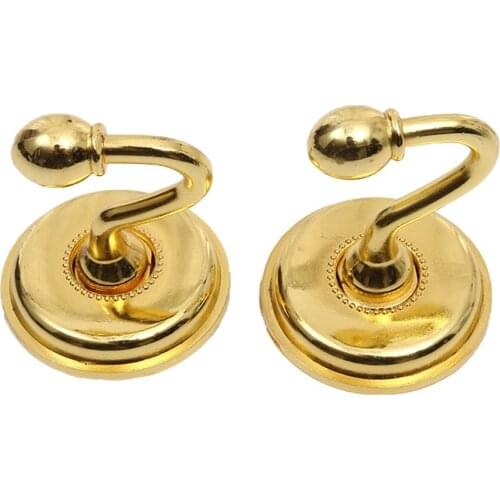 2Pcs Vintage Alloy Curtain Hooks Simple Modern Curtain Hook Curtain Decoration Accessories
