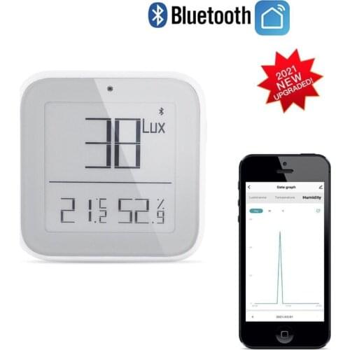 3-in-1 Mini Smart Hygrometer Thermometer Bluetooth Wireless Room Temperature Humidity Sensor for Wine Cellar