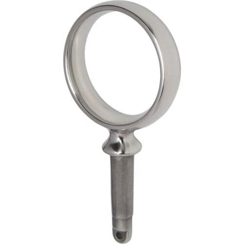 316 Stainless Steel 2-1/4" Round Oarlock 1/2"x 2" Shaft for Boat Kayak