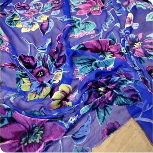 4 Yards Mulberry Silk Velvet Dress Clothing Fabric