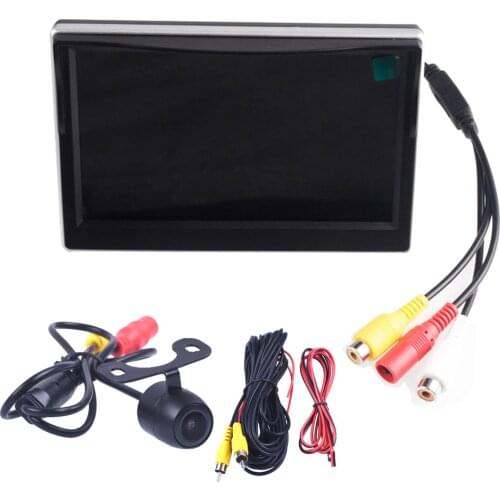 5 inch Color TFT LCD Monitor Car Parking Assistance 5" Monitors DC 12V Car Monitors With Rear View Camera