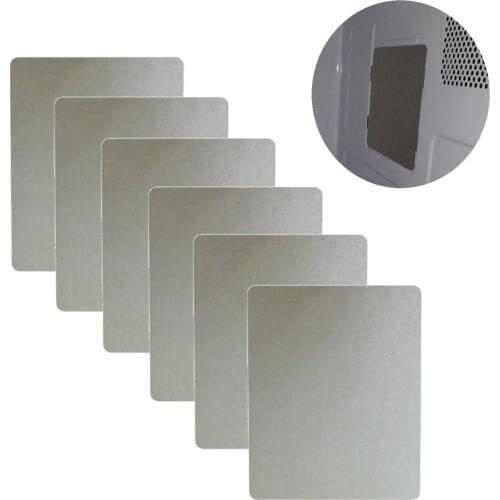 6pcs Microwave Oven Repairing Part Mica Plates Sheets 15cm X 12cm