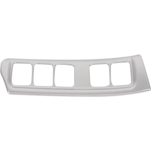 For Nissan Navara NP300 2015-2020 Car Left Central Control Headlight Switch Button Cover Trim Frame Stickers Accessories