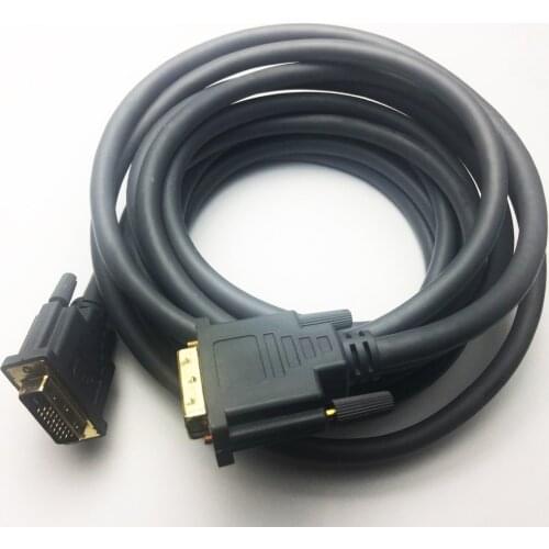 Standard Dual-link DVI cable 5M 15ft DVI-D 24+1 male to male up to 2560x1600 supported