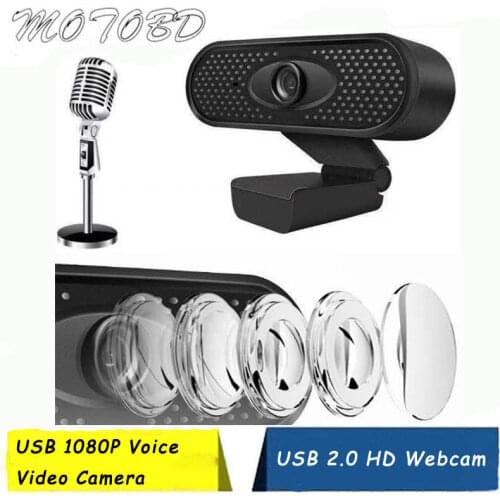 HD Webcam 480p 720p 1080p USB Camera Rotatable Video Recording Web Camera with Microphone Network Live Camera For PC Computer