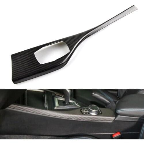 RHD for BMW 1 2 Series F20 F21 F22Multimedia Panel Cover Trim Carbon Fiber 116I 118I Interior Accessories