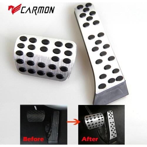 No Drill Gas Accelerator Brake Pedal Pad Cover For Mercedes Benz W202 W203 W204 W205 C180 C220 C250 C300 C400 C Class